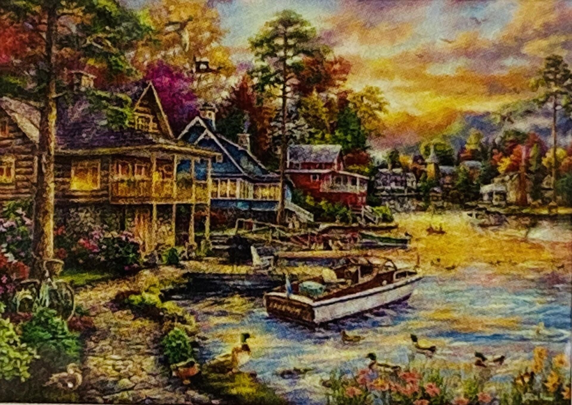 5D Yapışan Boncuk Mozaik Tablo 30*40 cm XQH91000