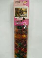 5D Yapışan Boncuk Mozaik Tablo 30*40 cm XQH91000