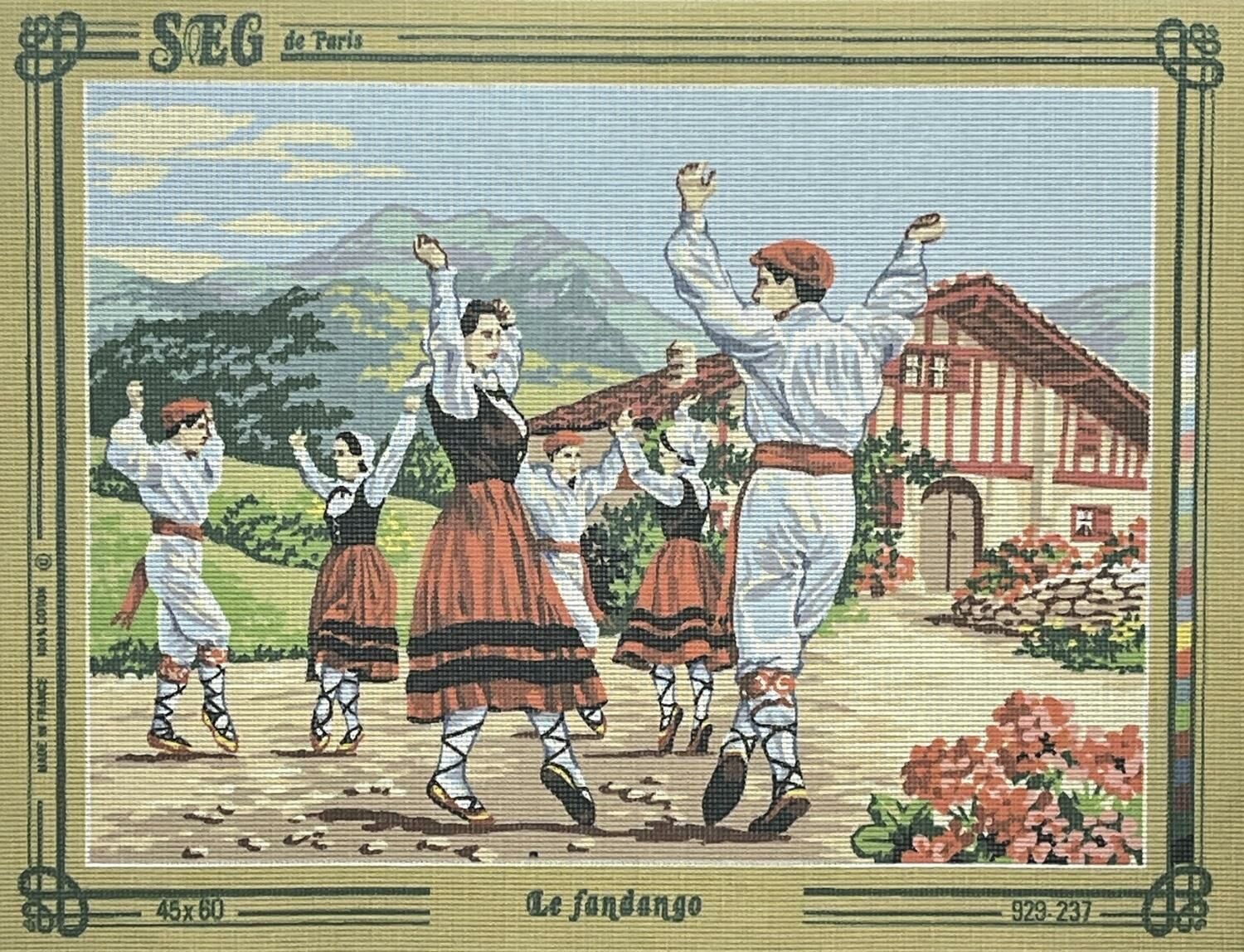 Seg Baskılı Goblen 929 237 Le Fandanga 45x60cm Tablo Pano