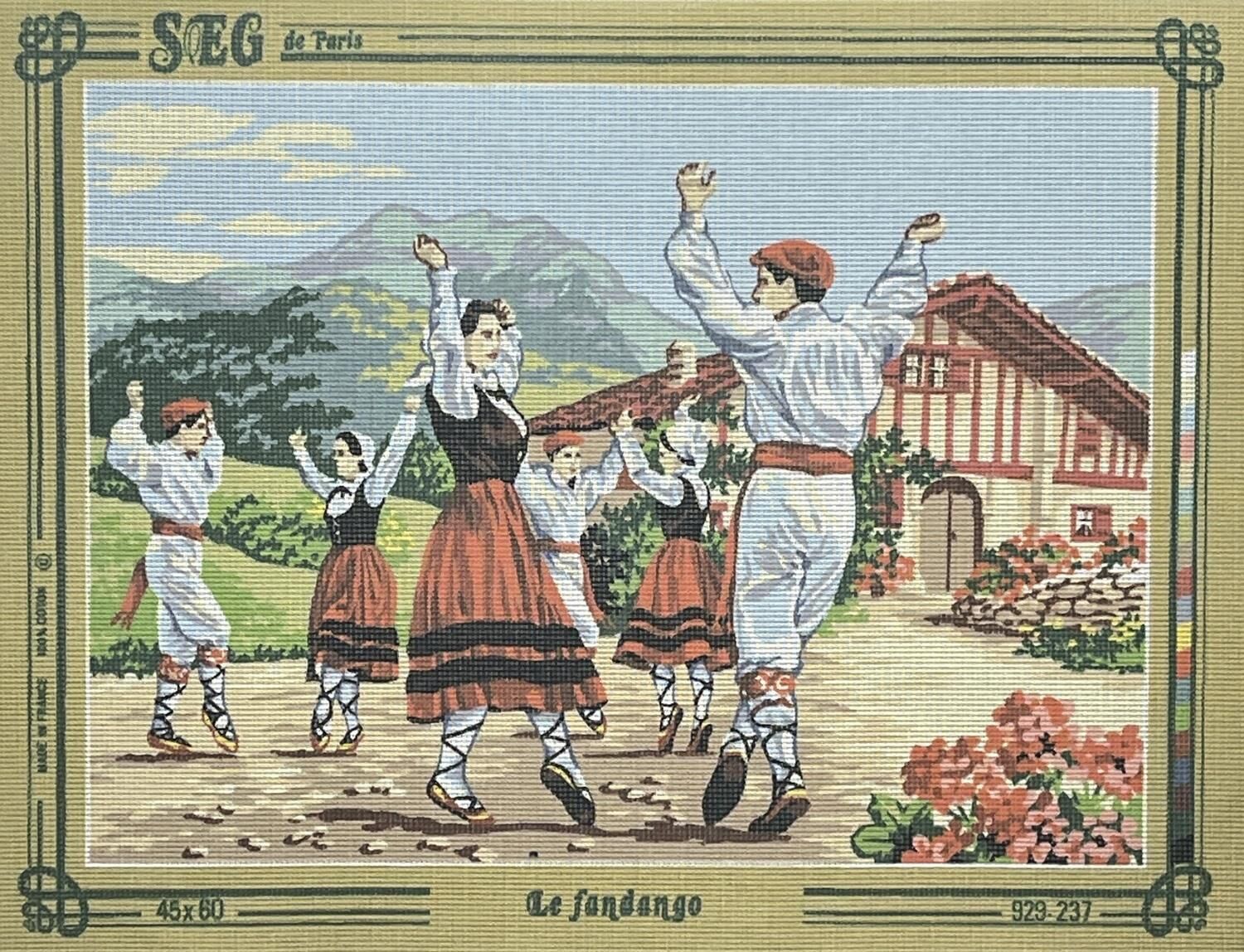 Seg Baskılı Goblen 929 237 Le Fandanga 45x60cm Tablo Pano