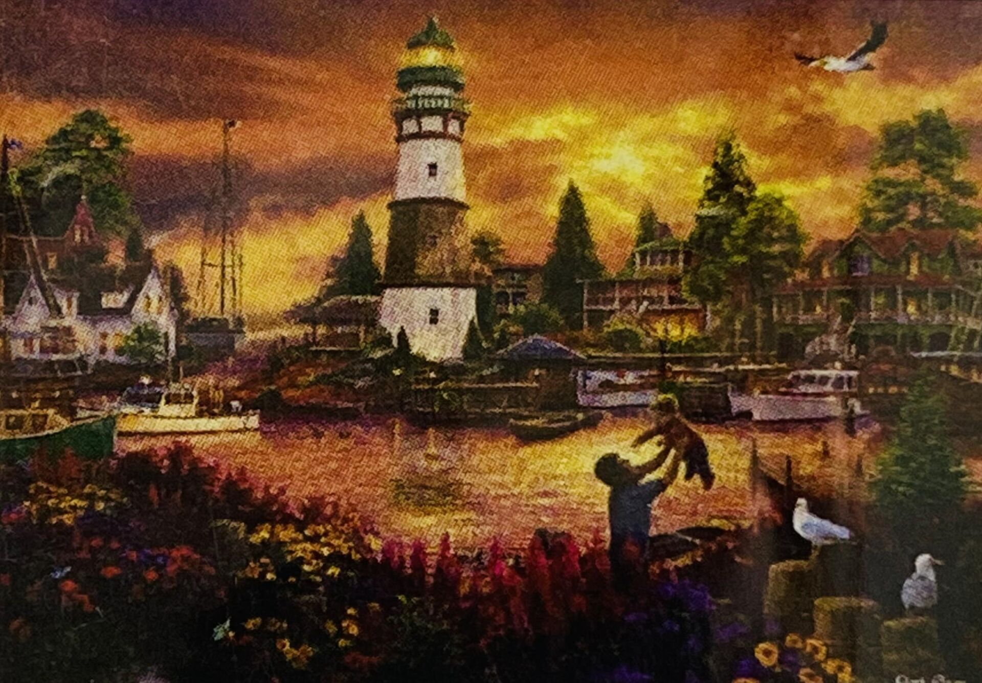 5D Yapışan Boncuk Mozaik Tablo 30*40 cm XQH90980