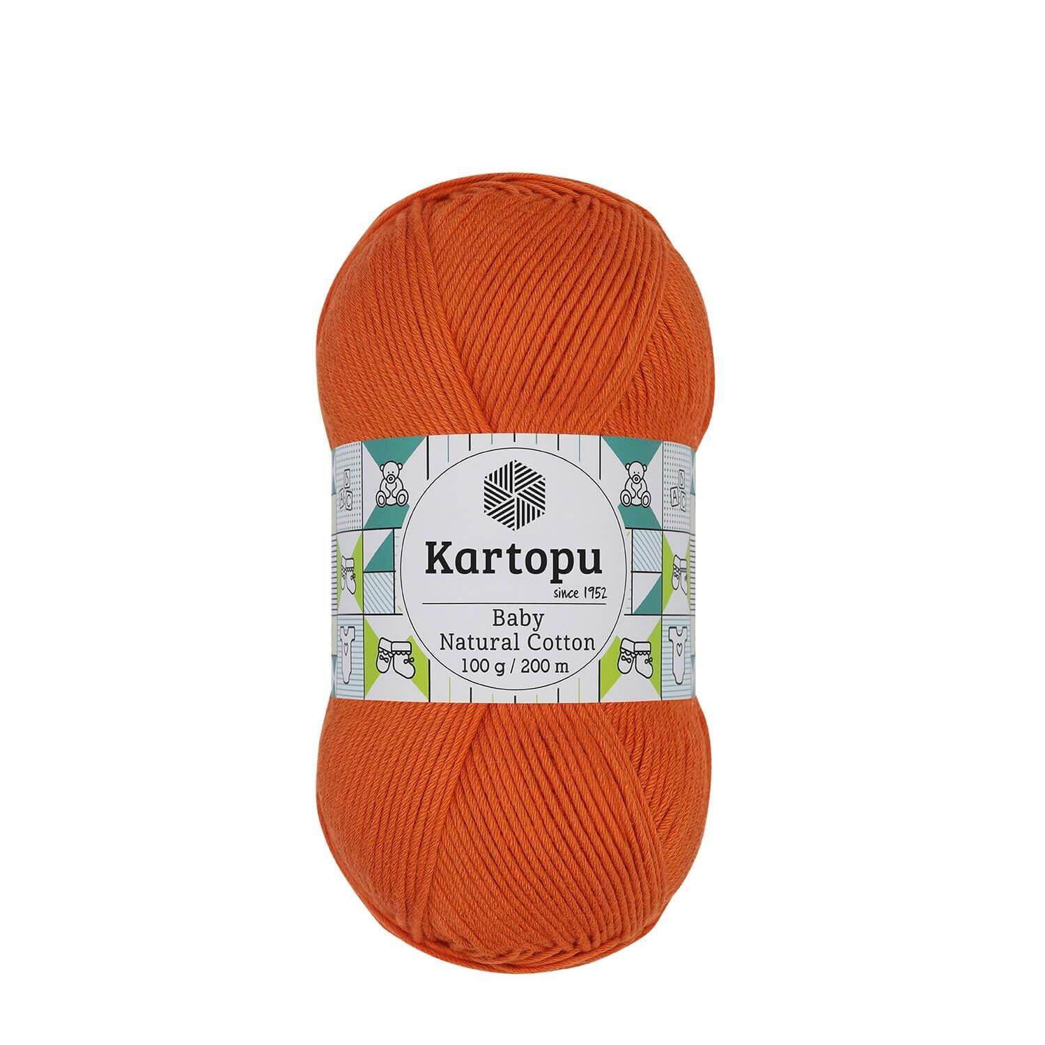 Kartopu Baby Natural El Örgü İpliği 100 gr K202 Turuncu