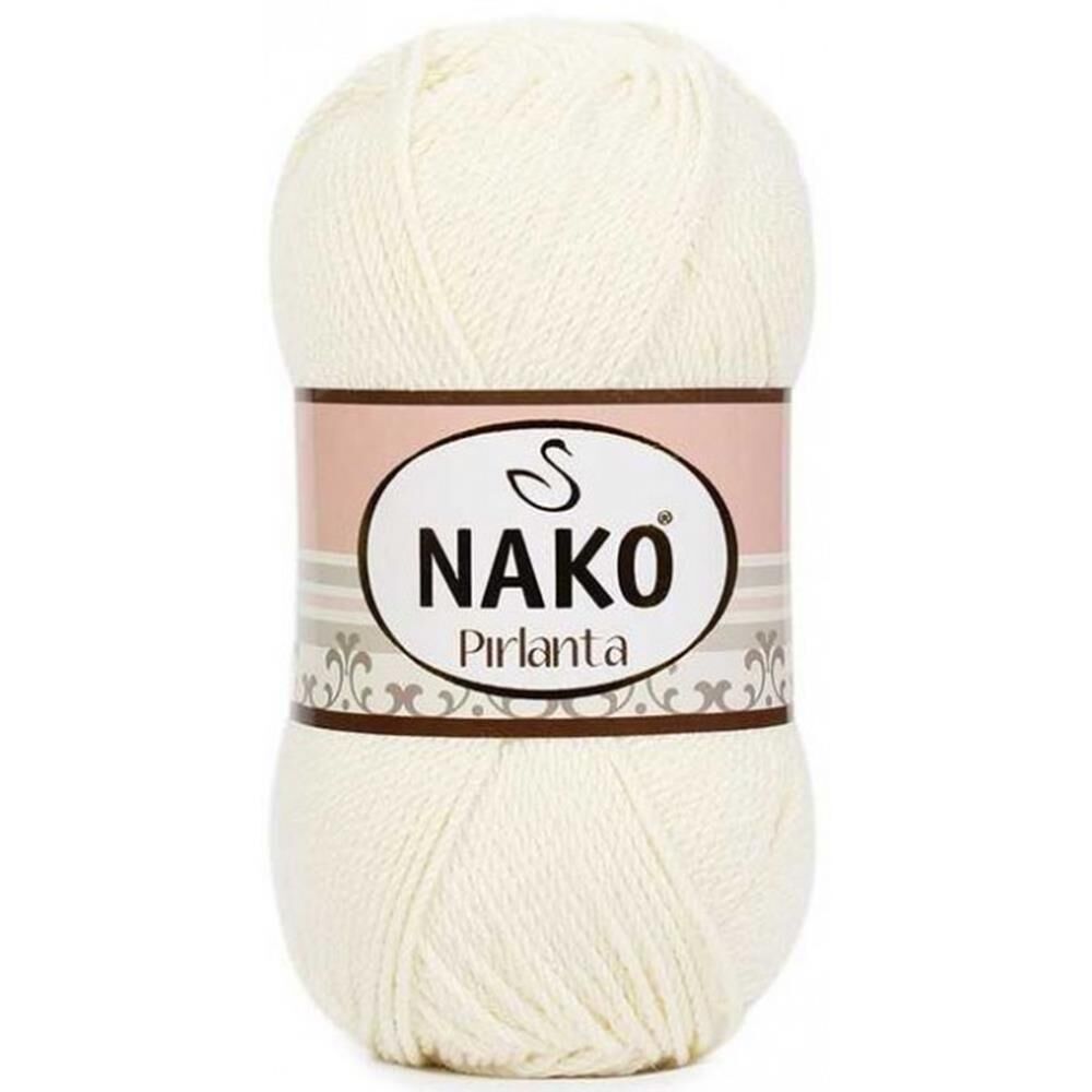 Nako Pırlanta Amigurumi El Örgü İpi 100 gr 300 Ekru