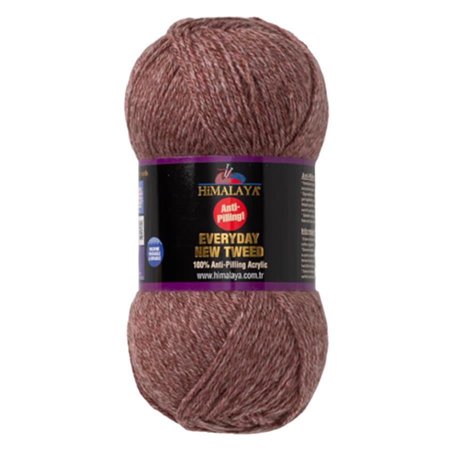 Himalaya Everyday New Tweed El Örgü İpliği 100 gr 75120 Gül Kurusu