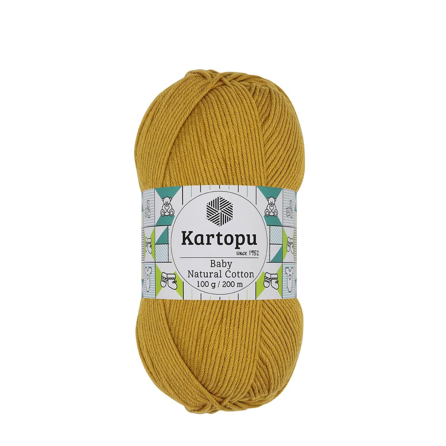 Kartopu Baby Natural El Örgü İpliği 100 gr K310 Hardal