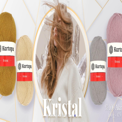 Kartopu Kristal Makina ve Lif Orlonu İpliği 100 gr K515 Koyu Turkuaz