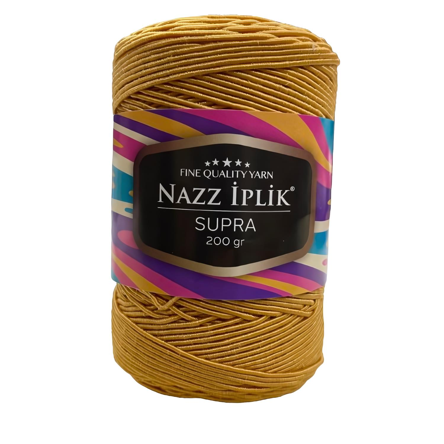 Nazz Supra İnce Mumlu İp 200 gr 03 Hardal