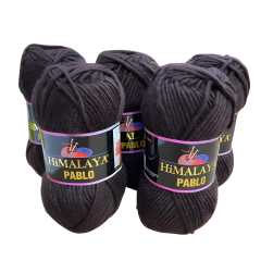 Himalaya Pablo Saf Yün Örgü İpi (5 Adet) 123-41 Saks Mavi