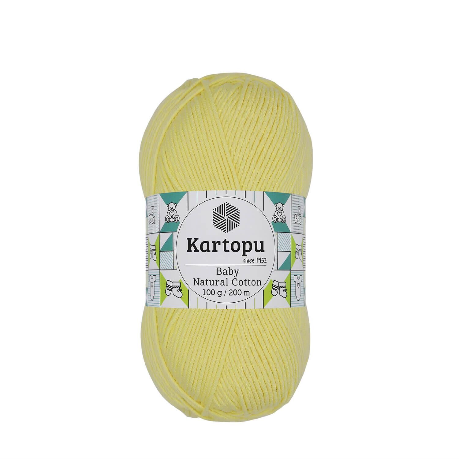 Kartopu Baby Natural El Örgü İpliği 100 gr K333 Açık Sarı