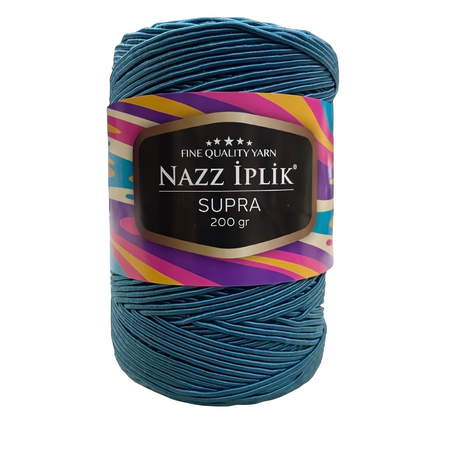 Nazz Supra İnce Mumlu İp 200 gr 07 Petrol Yeşil