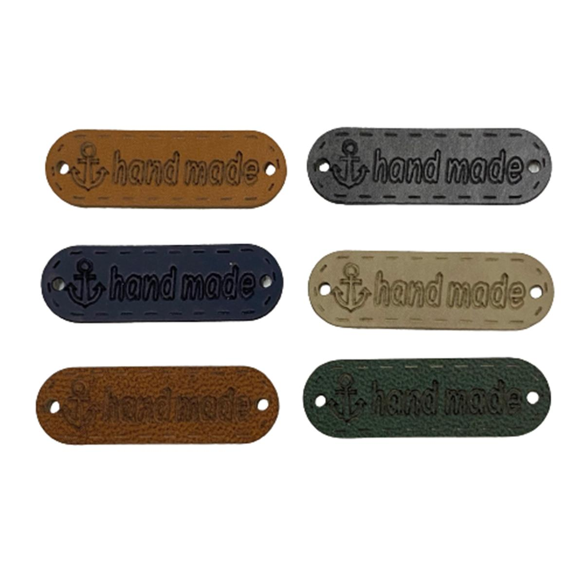 Handmade Deri Etiket Amigurumi handx1