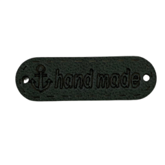 Handmade Deri Etiket Amigurumi handx1