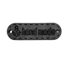 Handmade Deri Etiket Amigurumi handx1