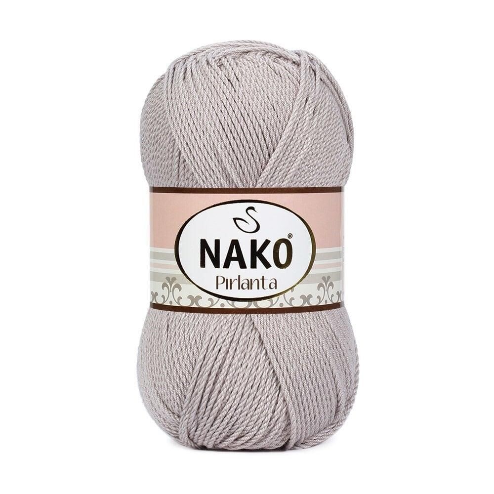 Nako Pırlanta Amigurumi El Örgü İpi 100 gr 3079 Pembeli Gri