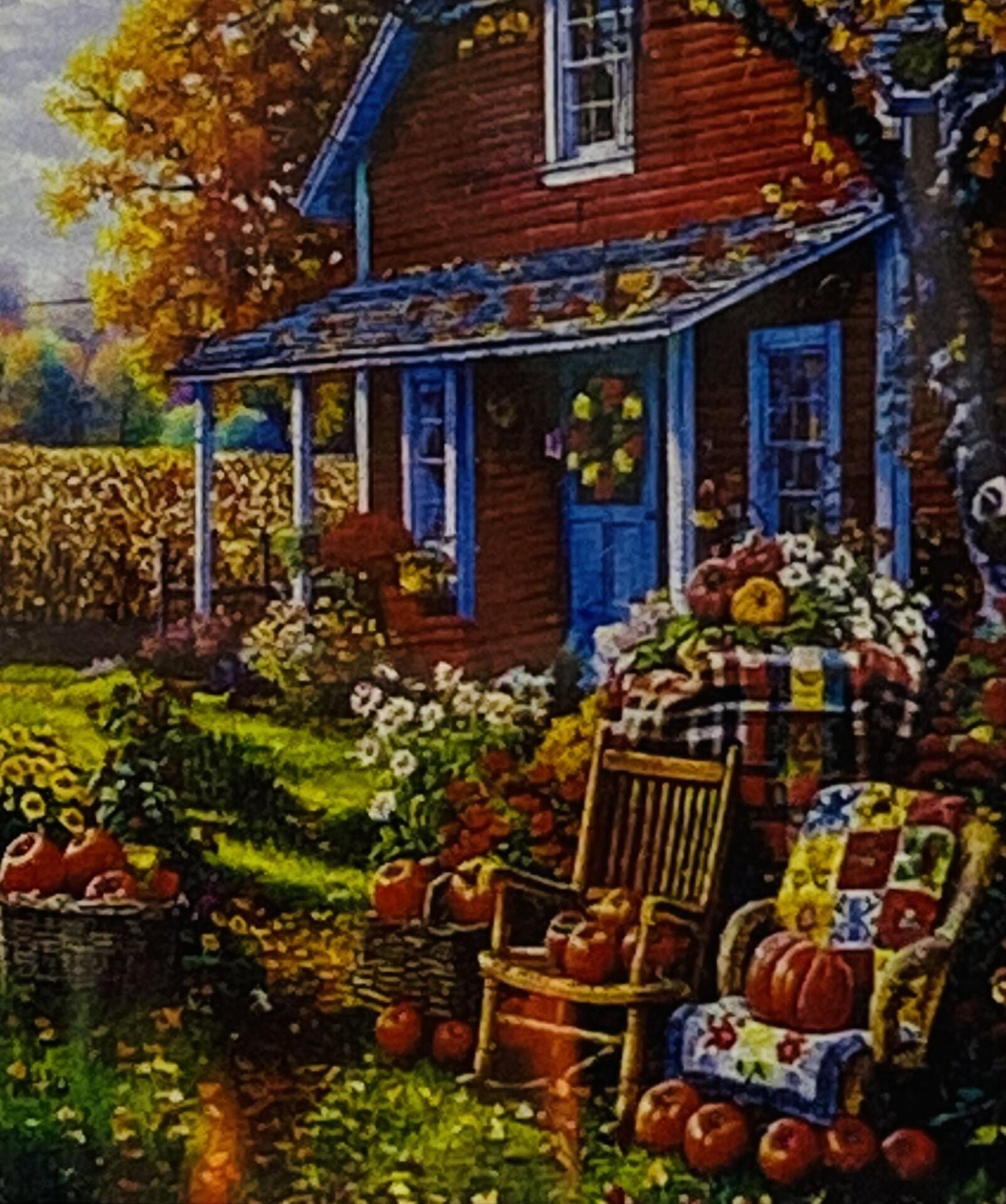 5D Yapışan Boncuk Mozaik Tablo 30*40 cm XQH91549