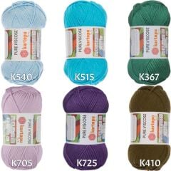 Kartopu Pure Viscose El Örgü İpi Pamuk İpek