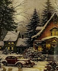 5D Yapışan Boncuk Mozaik Tablo 30*40 cm XQH91559