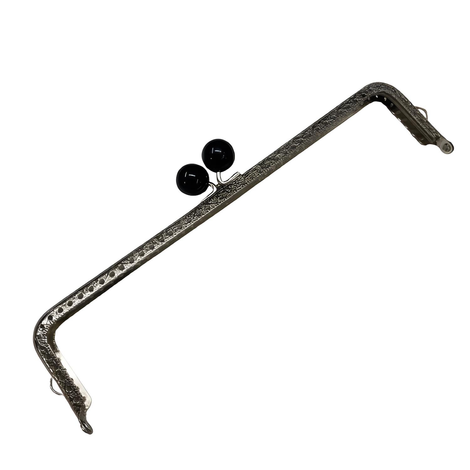 Metal Çanta Sapı Bursu 20.5 cm X1 Siyah