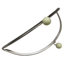 Metal Çanta Sapı Bursu 20.5 cm X2 Beyaz