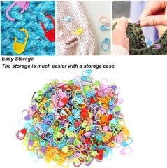 Yün Örgü Plastik Çengelli İğne