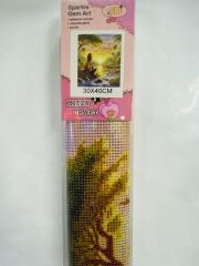 5D Yapışan Boncuk Mozaik Tablo 30*40 cm XQH89700