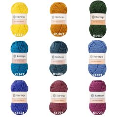 Kartopu Elite Wool Grande El Örgü İpi K1111 Karanlık Bordo