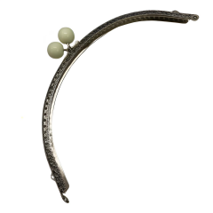 Metal Çanta Sapı Bursu 20.5 cm X2 Beyaz