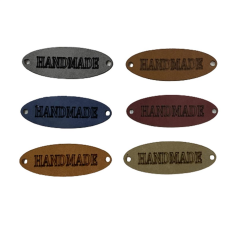 Handmade Deri Etiket Amigurumi handx2