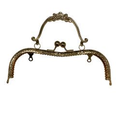 Metal Çanta Sapı Bursu 20.5 cm X3 Altın