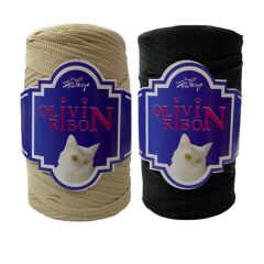 Olivin Polyester Ribon El Örgü İpliği 250 gr