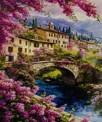 5D Yapışan Boncuk Mozaik Tablo 30*40 cm XQH89705