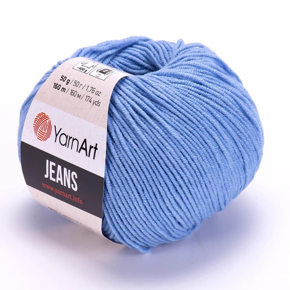 YarnArt Jeans 50gr Pamuk Cotton Amigurumi El Örgü İpi İpliği Yünü 15 Bebe Mavi