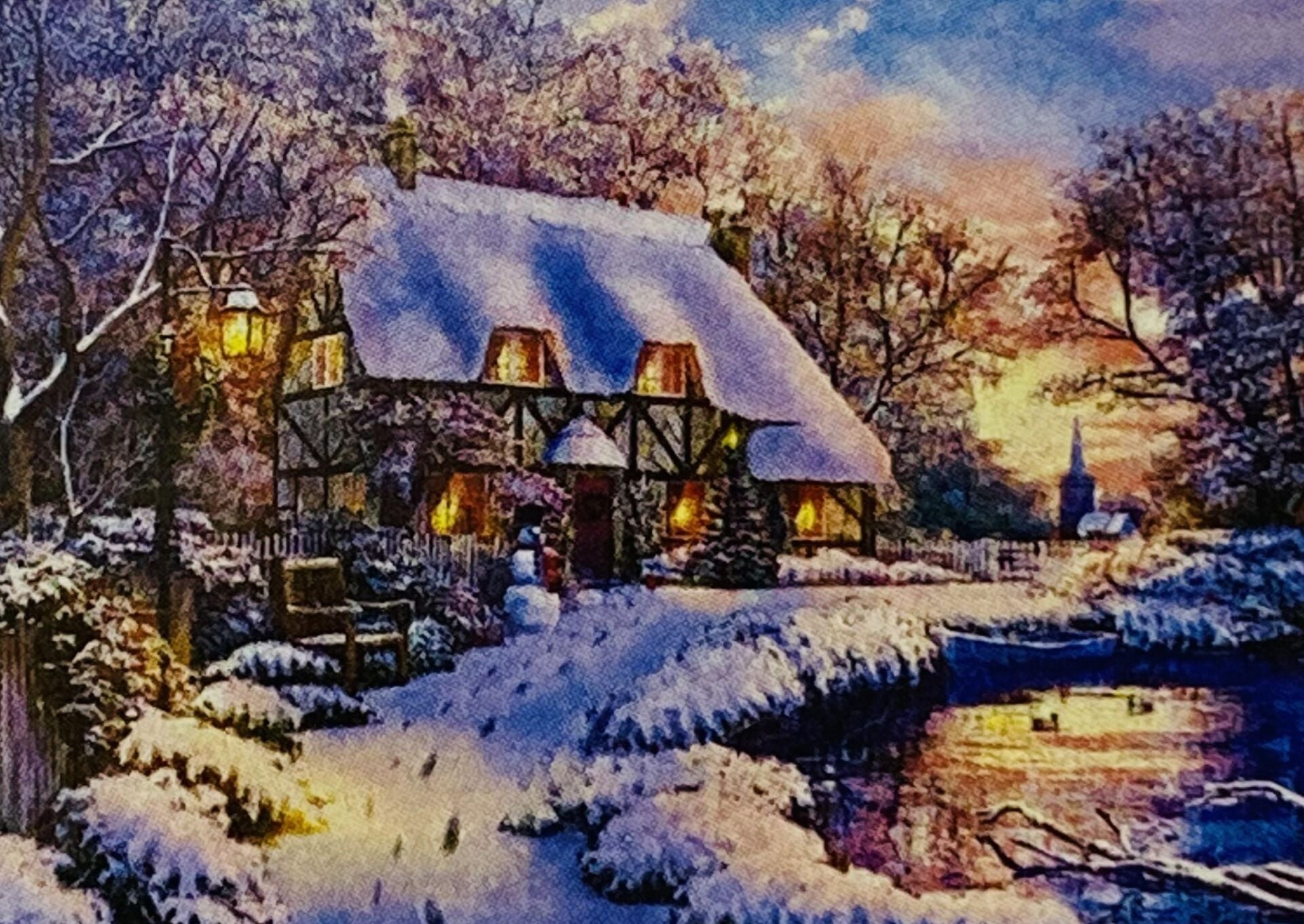 5D Yapışan Boncuk Mozaik Tablo 30*40 cm XQH91659