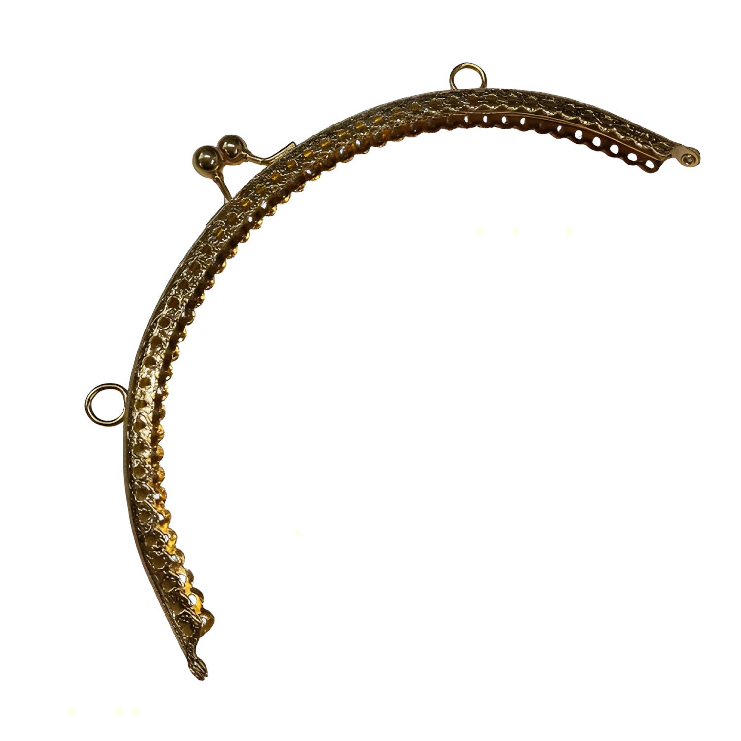 Metal Çanta Sapı Bursu 20 cm X4 Altın