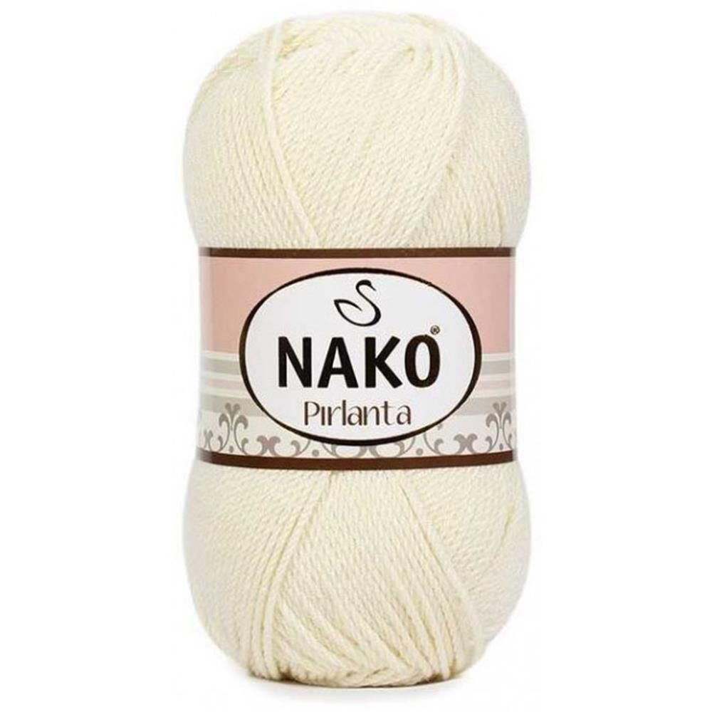 Nako Pırlanta Amigurumi El Örgü İpi 100 gr 6730 Krem
