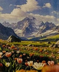 5D Yapışan Boncuk Mozaik Tablo 30*40 cm XQH89769