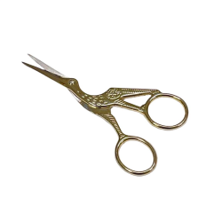 Leylek Motifli Dikiş Nakış Davet Açılış Kurdele Makası mk-dksm02