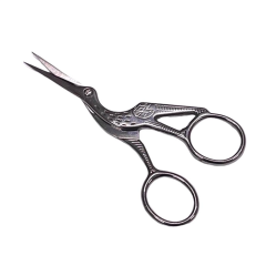 Leylek Motifli Dikiş Nakış Davet Açılış Kurdele Makası mk-dksm02