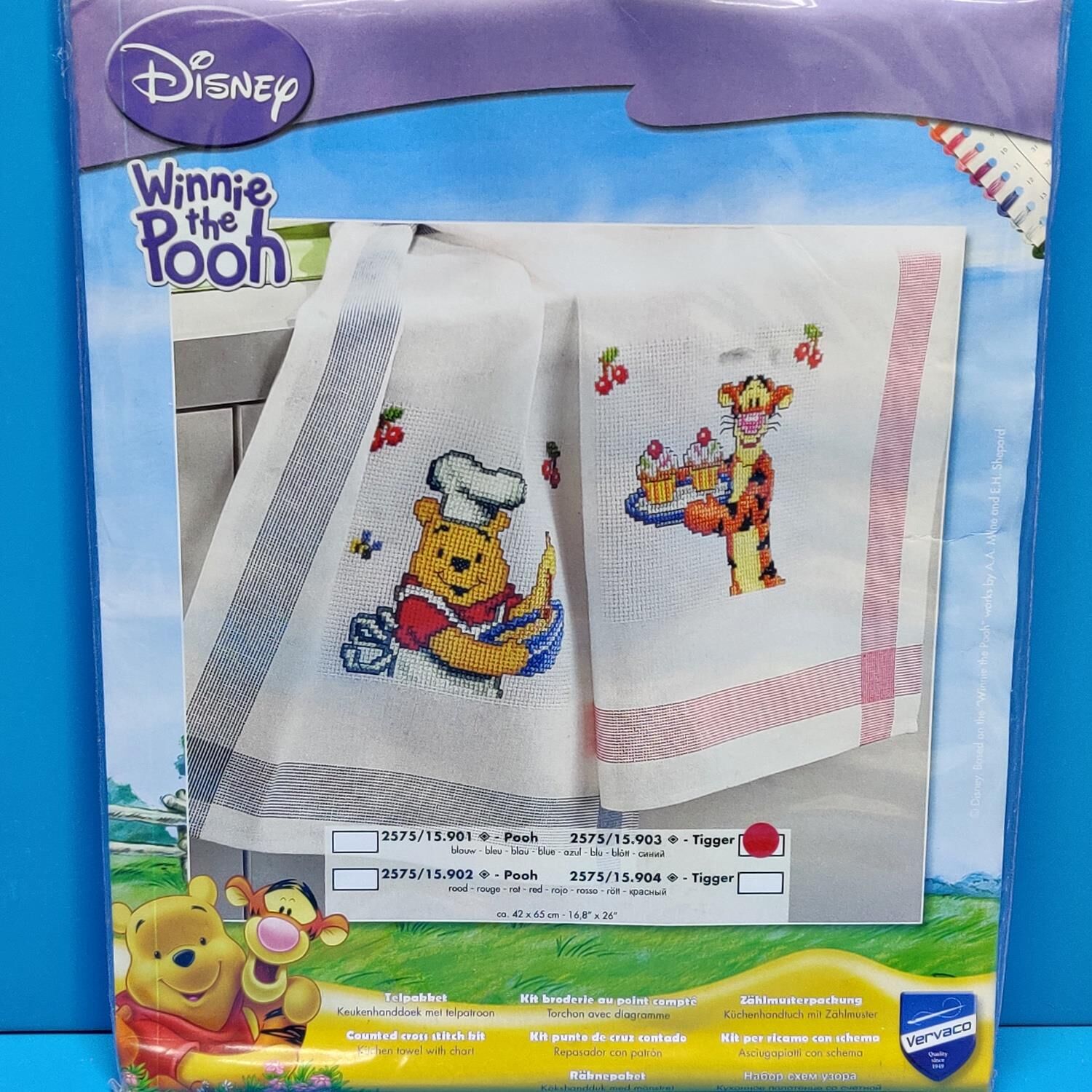 Vervaco 15903 Tiger Etamin Kit Pano Tablo