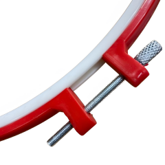 Vidalı Plastik Kasnak TSX-7 Kırmızı 27,5 cm