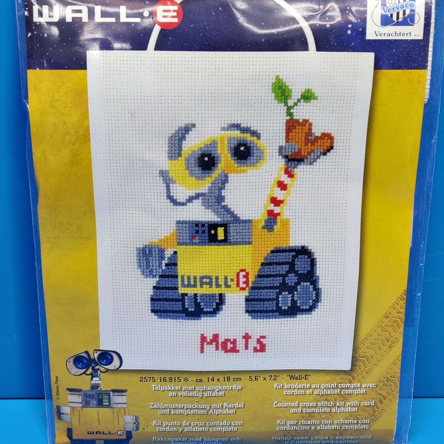 Vervaco 16915 Wall E Etamin Kit Pano Tablo