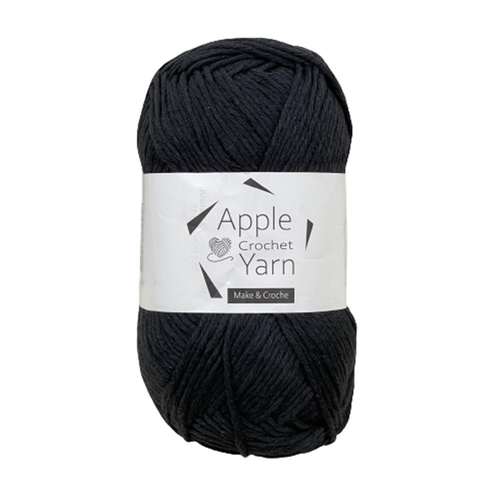 Apple Pamuk Amigurumi İpi İpliği Cotton Koton 100gr 19 Siyah