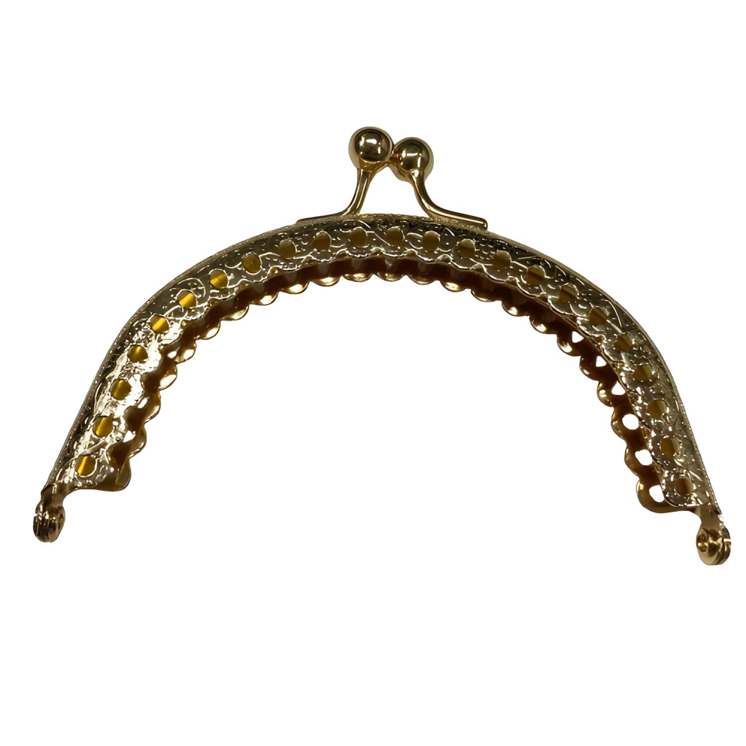 Metal Çanta Cüzdan Sapı Bursu 8 cm X8 Altın