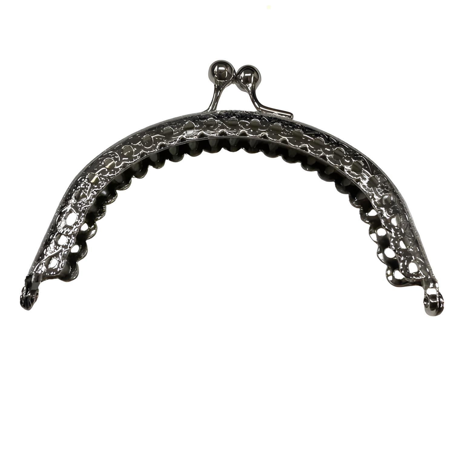 Metal Çanta Cüzdan Sapı Bursu 8 cm X8 Gümüş