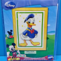 Vervaco 19105 Donald Duck Etamin Kit Pano Tablo