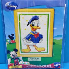 Vervaco 19105 Donald Duck Etamin Kit Pano Tablo