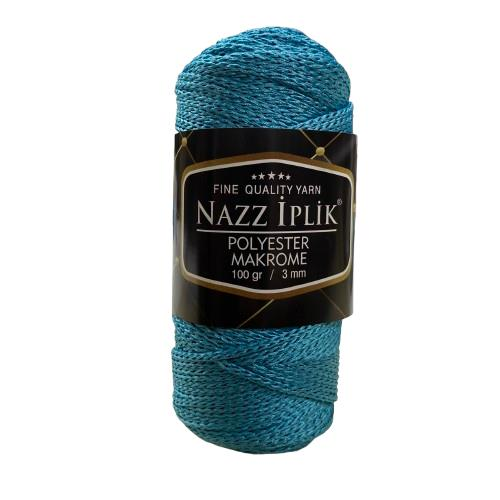 Nazz Polyester Makrome El Örgü İpi 100 gr 03 Turkuaz