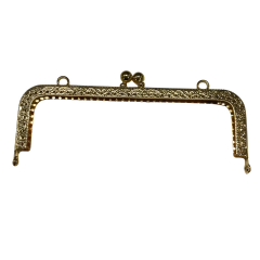 Metal Çanta Sapı Bursu 16.5 cm X11 Gümüş
