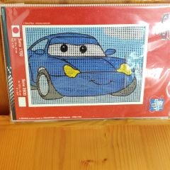 Vervaco 1749 Cars Etamin Kit Pano Tablo