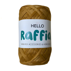 Hello Yumuşak Raffia Rafya 100 gr RFY43 Açık Gri